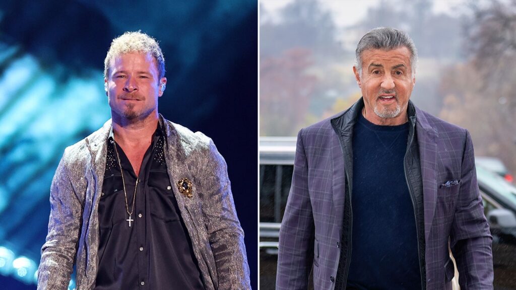 Brian littrell sylvester stallone.jpg